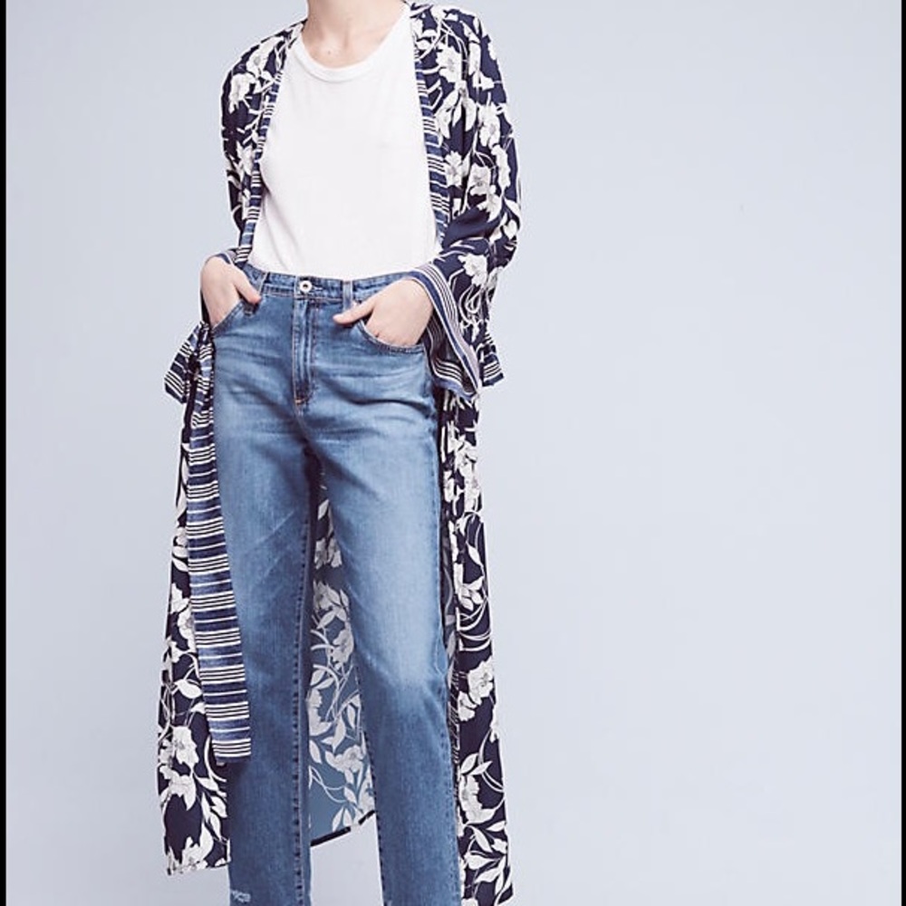 AG Phoebe Ultra High-Rise Tapered Jeans 26