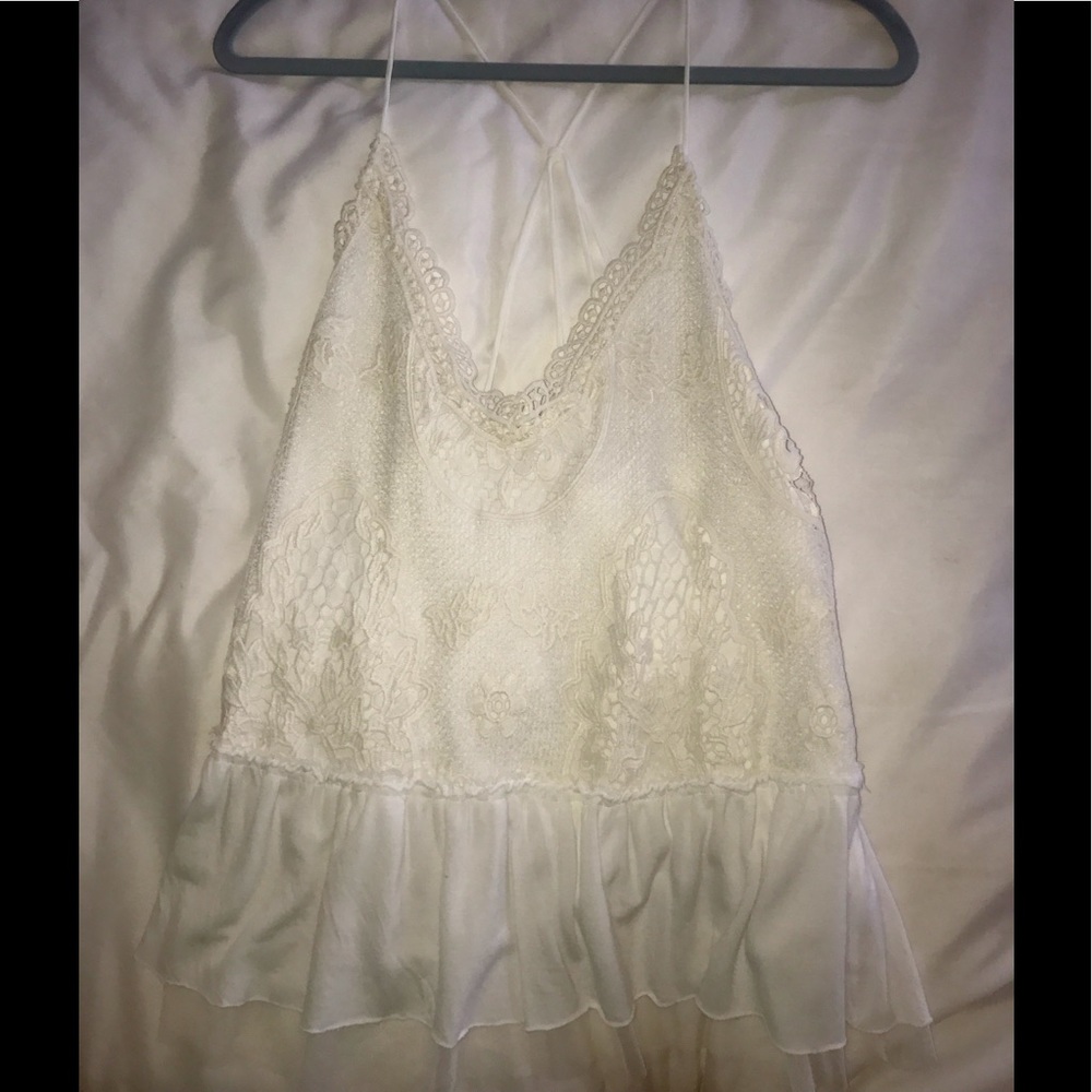 Lace flowy tank top Urban Outfitters