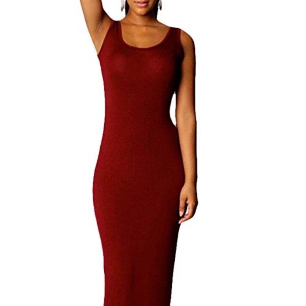 Burgundy dress size Small