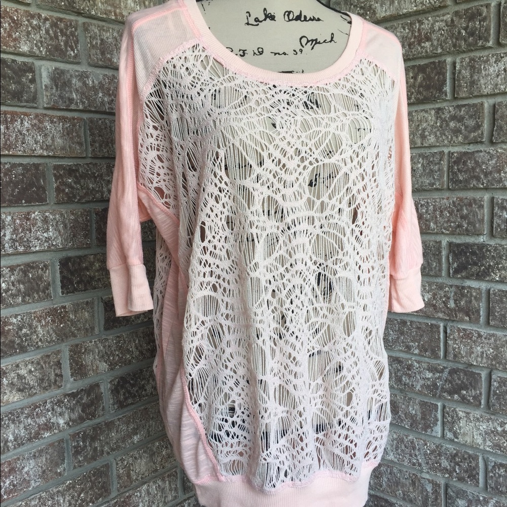 Miss Me lace shirt top