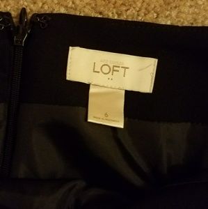 Loft black pencil skirt