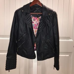 Vegan leather jacket
