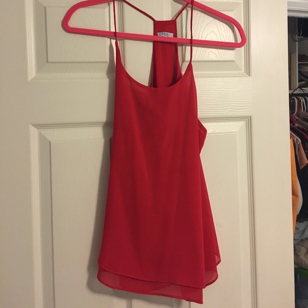 Red Tobi tank top