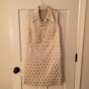 MARNI Couture gold dot dress - sz 0-2