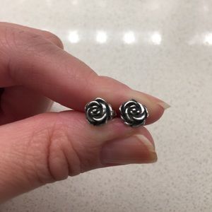 James Avery Rose Earrings
