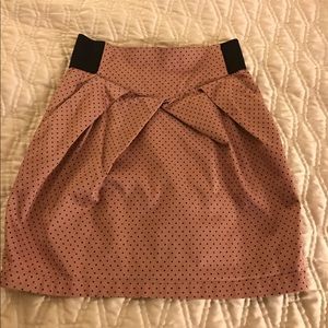 Polka dot bubble skirt