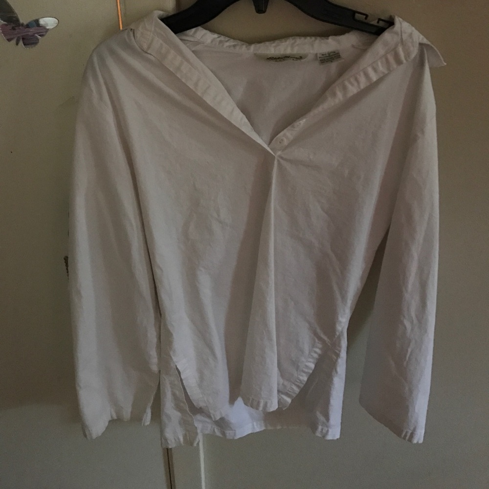 white button top.