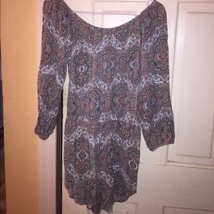 Off the shoulder romper