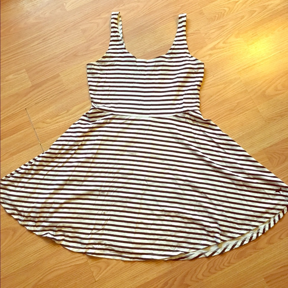 VS PINK Striped Skater Dress