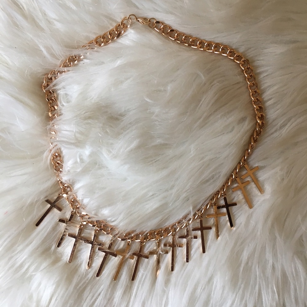 Gold Cross Necklace