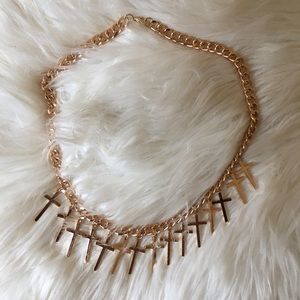 Gold Cross Necklace