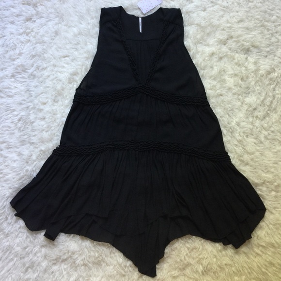 NWT [Free People] Sleeveless Plunge Neck Tunic - S - Picture 4 of 8