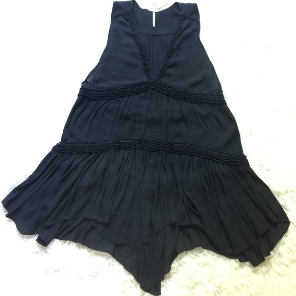 NWT [Free People] Sleeveless Plunge Neck Tunic - S - Picture 5 of 8