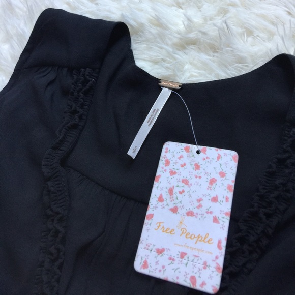 NWT [Free People] Sleeveless Plunge Neck Tunic - S - Picture 7 of 8