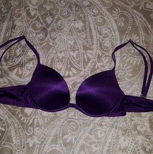 VS PINK Push-up Plunge Bra
