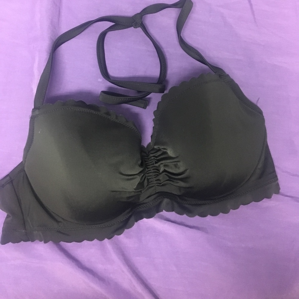 Size 36C Black Victoria's Secret Bikini Top