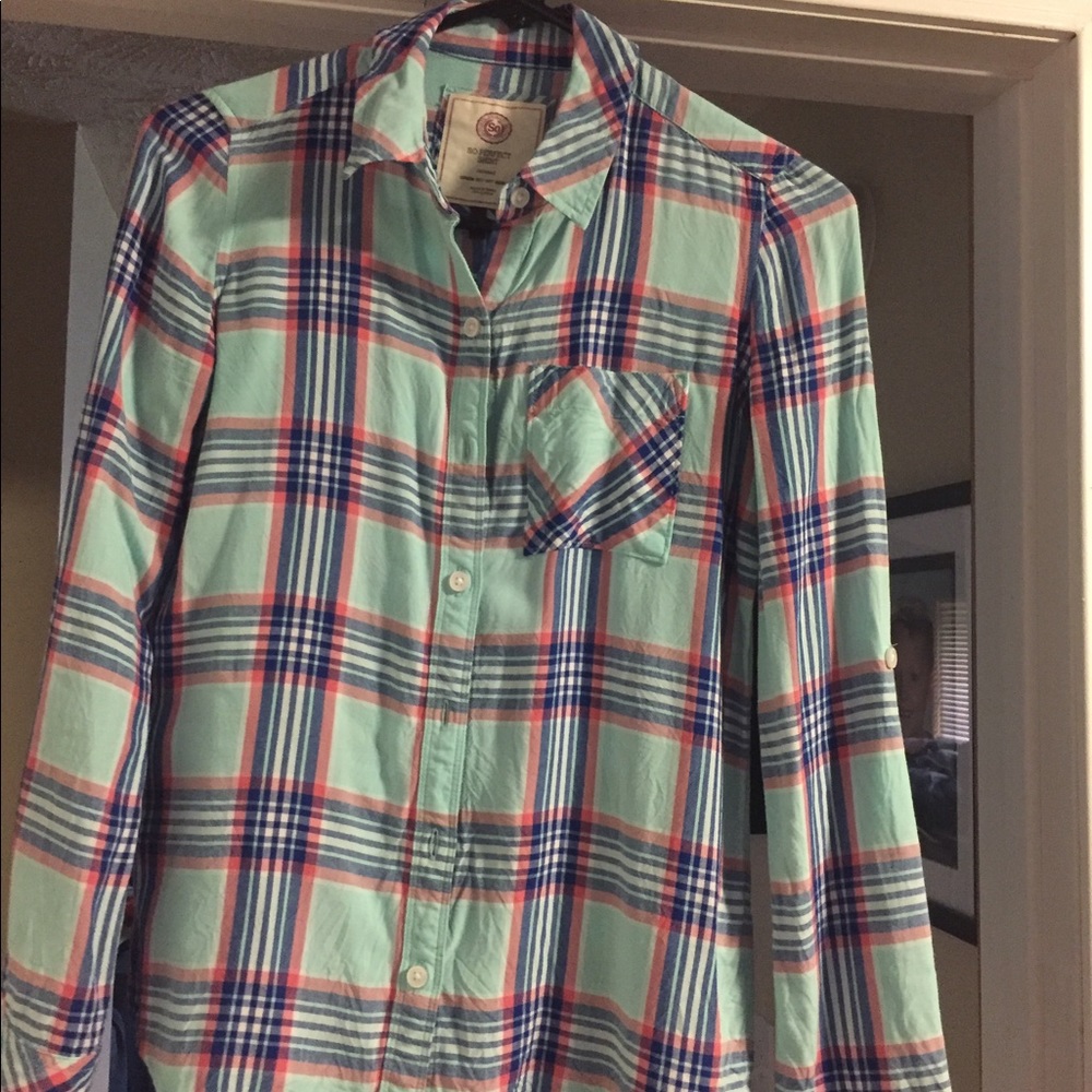 Plaid size x-small shirt