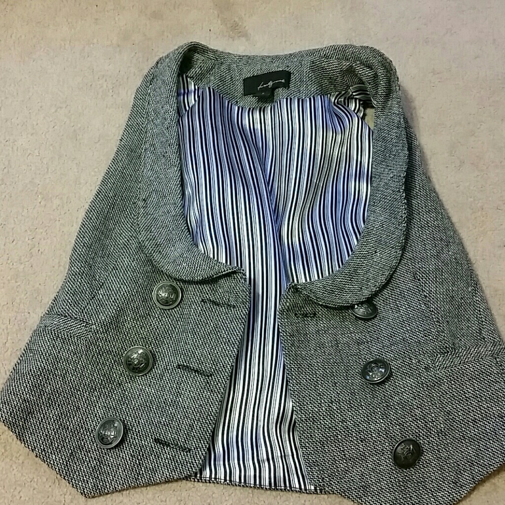 Tweed Forever 21 vest size small