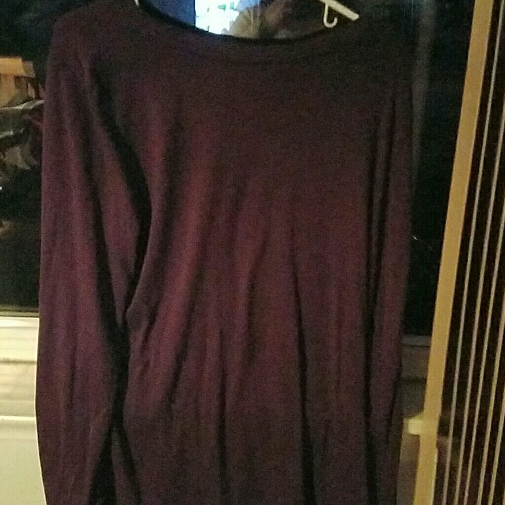 Long sleeved purple top very comfy hardly worn!