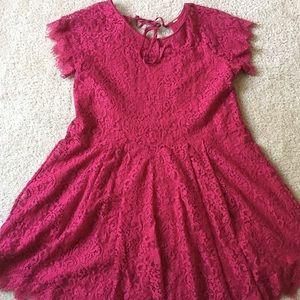 Red Lace Dress