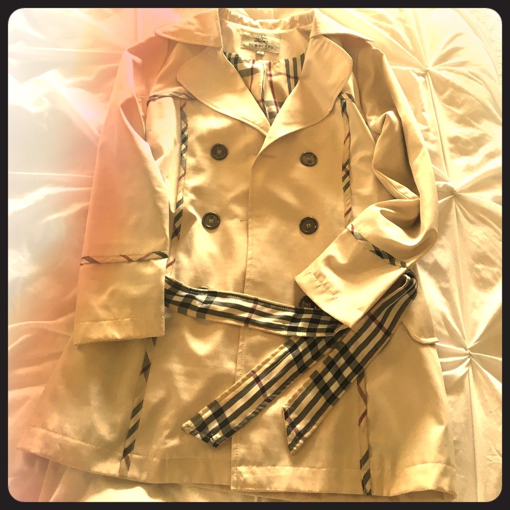 Burberry style coat