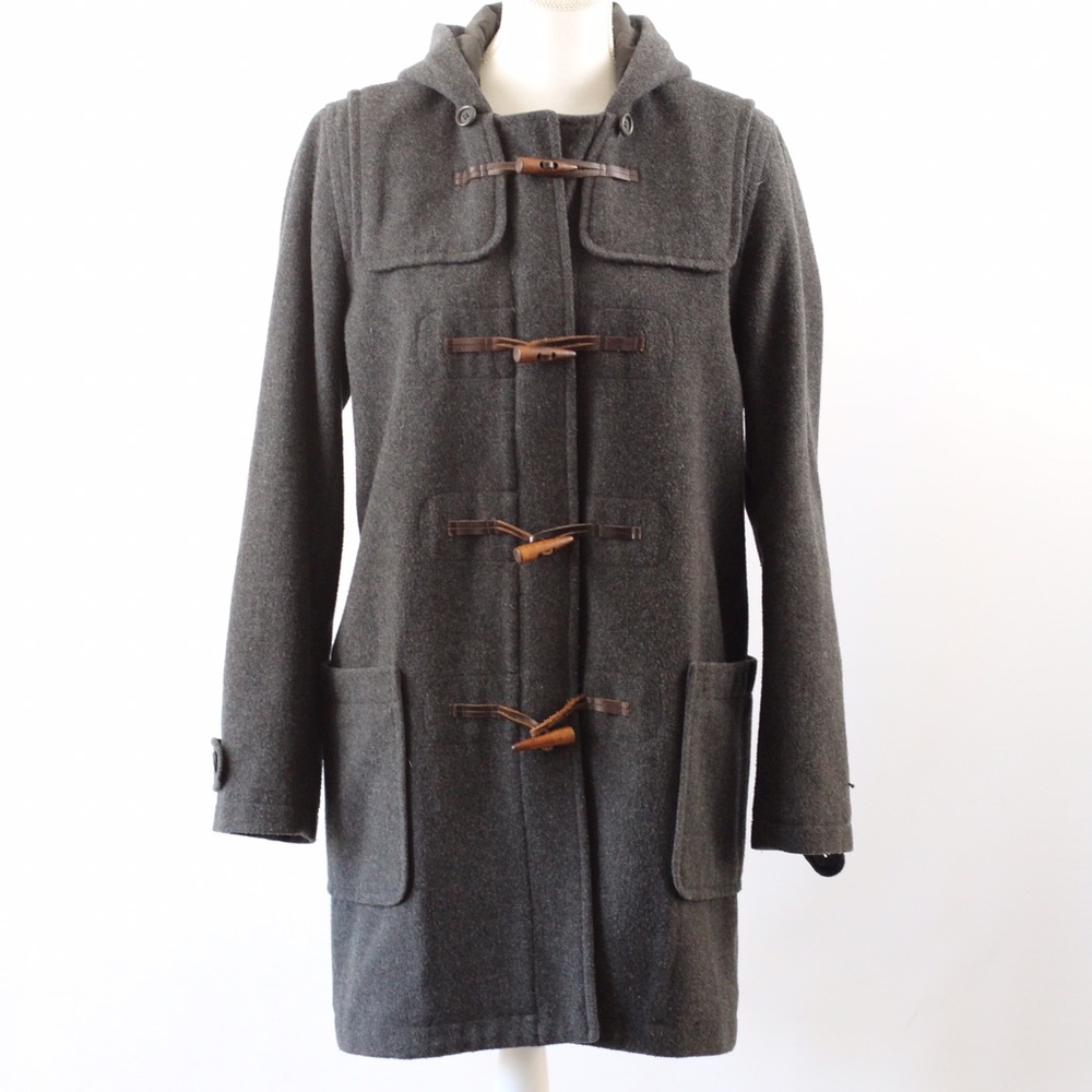 A&F Wool Blend Peacoat