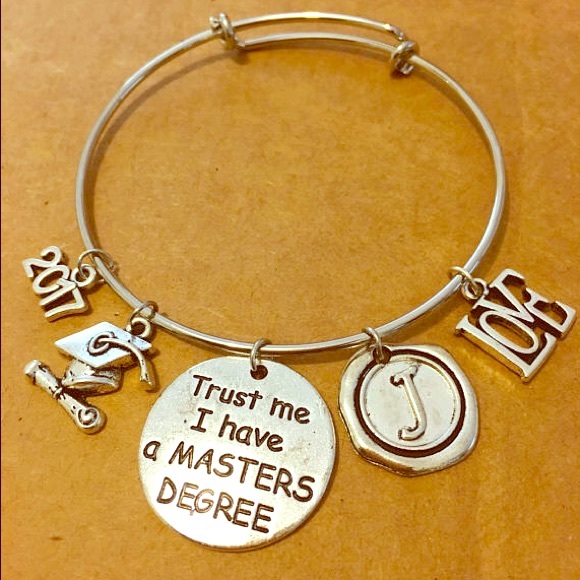Jewelry Trust Me I Have A Masters Degree Charm Bracelet Poshmark