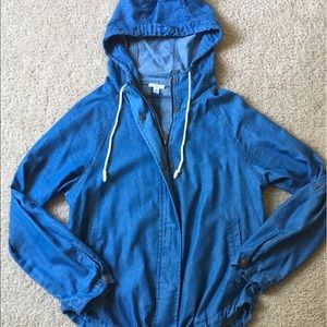 Lightweight Blue Anorak Jacket