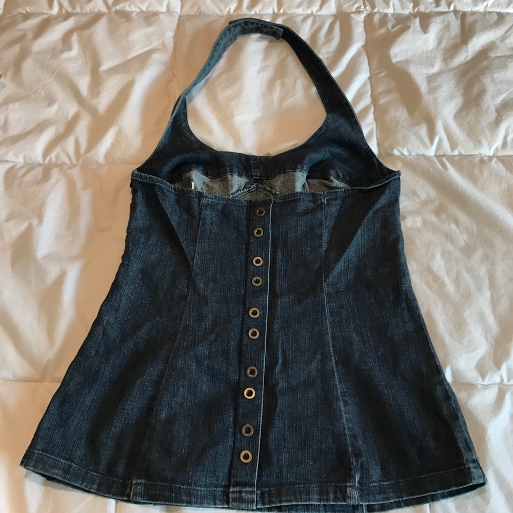 Jean halted top