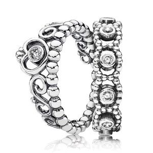 Pandora "Princess Ring" and "Her Majesty" ring