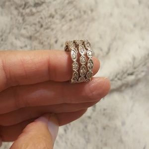 Stella & Dot stackable Deco rings