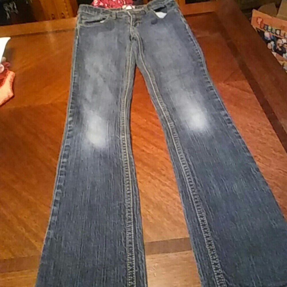 Navy blue jeans