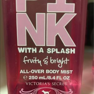 Pink body spray