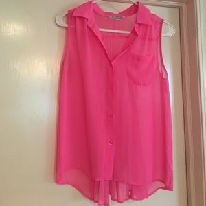Hot Pink American Eagle Tank Top