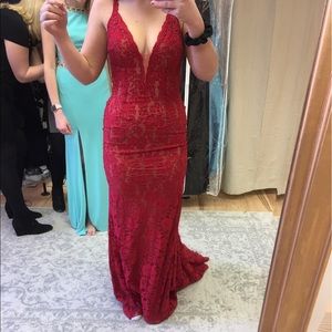 Jovani Lace Prom Dress