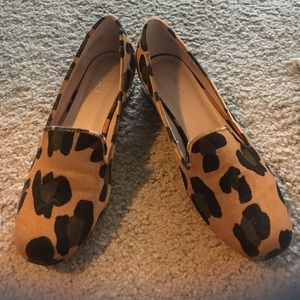 Topshop Leopard Loafers