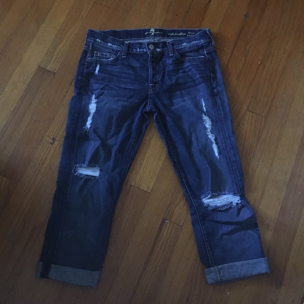 EUC 7 for all mankind crop Josefina 27