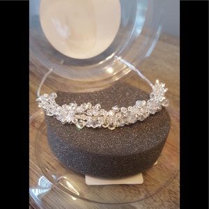 Mid Height Tiara with Crystals