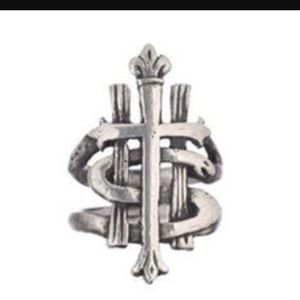 Shannon Koszyk Christogram Ring