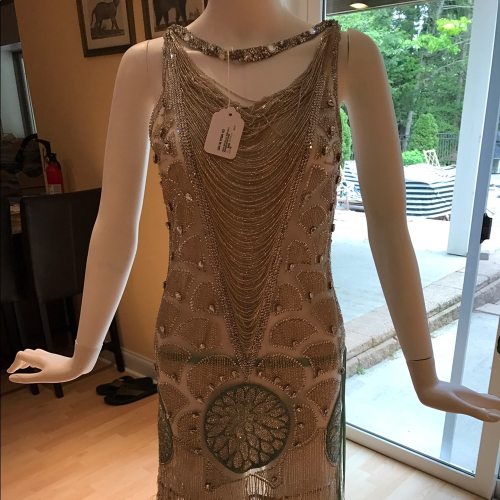Roberto Cavalli beaded cocktail dress.