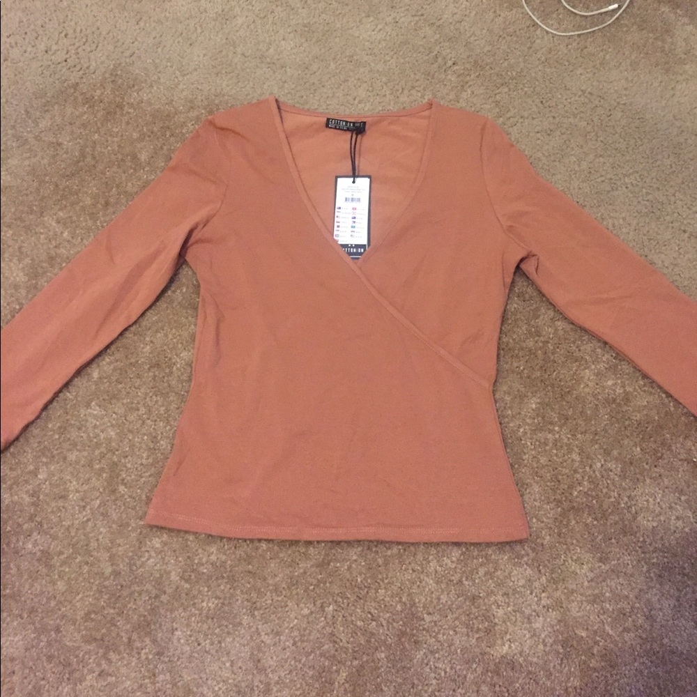 Cotton on- Sybil 3/4 Sleeve Wrap Top