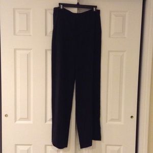 Vince wide leg 100% silk, black trousers, size 6