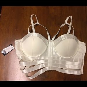NWT - Bebe Multi-strap Longline Top-Bra
