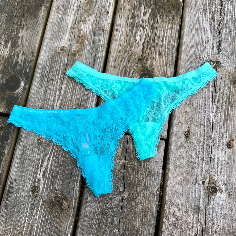 VS Lace Thongs