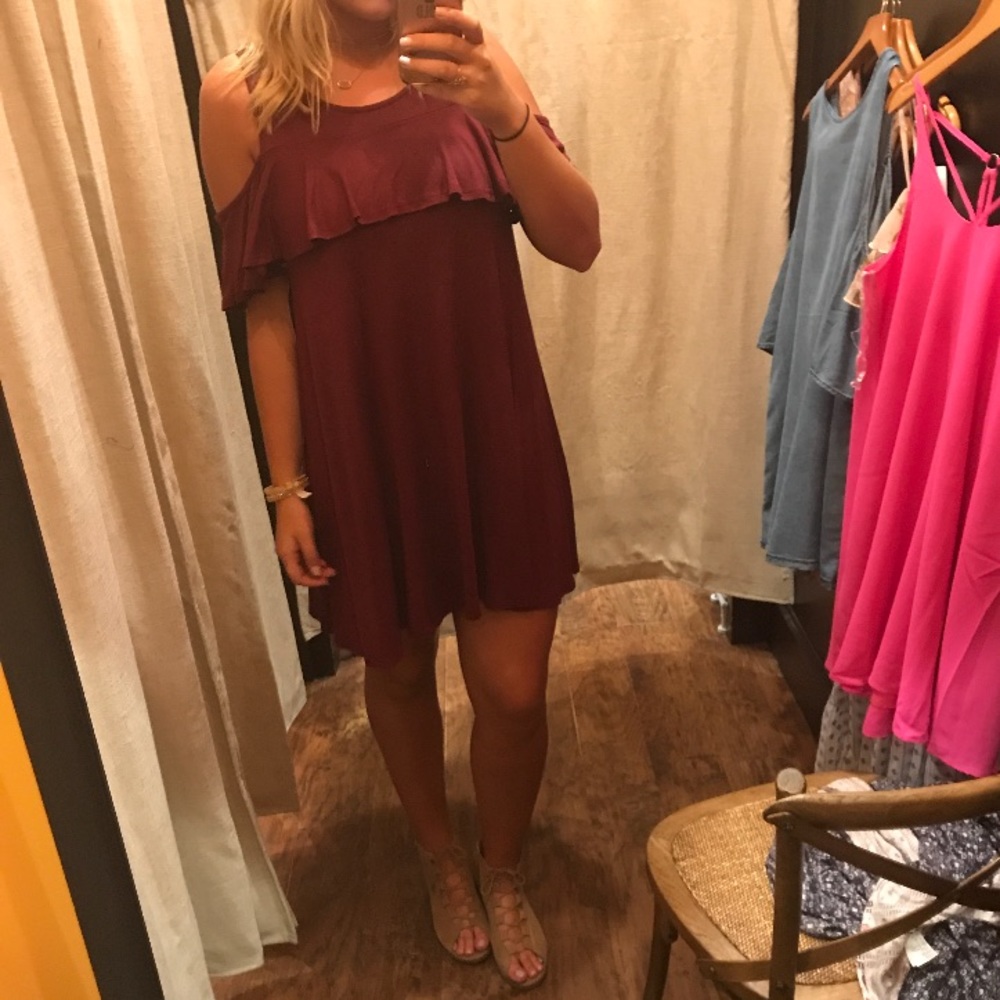 Francescas cold shoulder dress