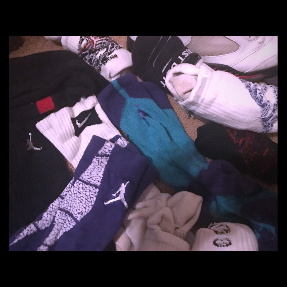 Nike and Jordan socks