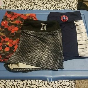 3-pairs of Marvel compression shorts