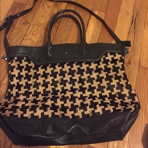 Ash Calf Fur Large Satchel