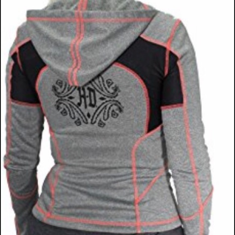 Harley-Davidson Womens Genesse Grey Casual Jacket
