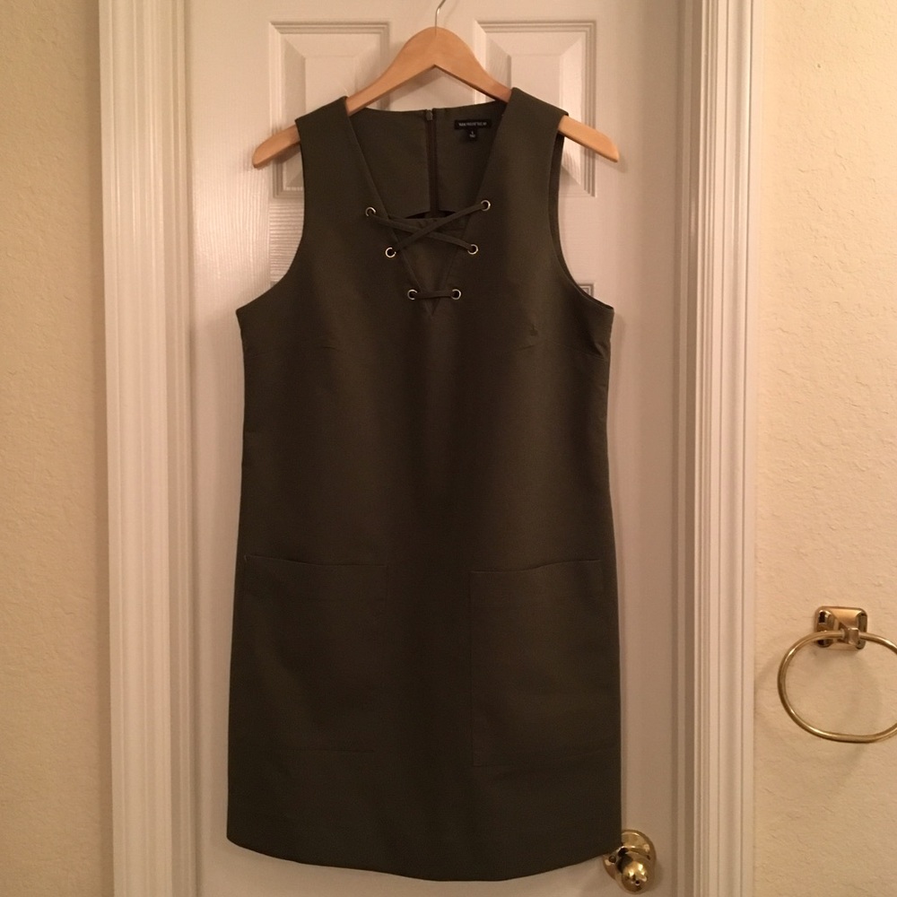 Boutique olive dress.